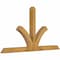Ekena Millwork Richland Rough Sawn Timber Gable Bracket, Western Red Cedar, 72"W x 39"H x 4"D x 4"F, 13/12 Pitch GBW072X39X0404RIC00RWR - alternate 4